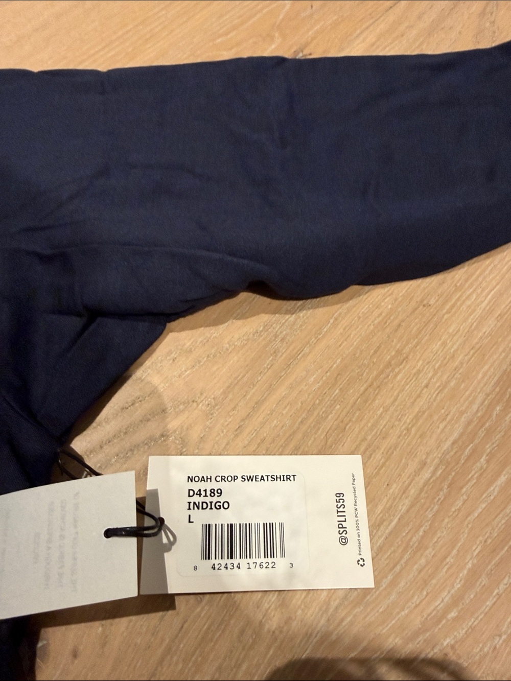 SPLIT59 Noah crop sweatshirt NWT - Picture 3 of 3